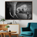Elephant Family Wall Art Canvas, Framed Elephant Family by MyGreatCanvas | Canvas Wall Art Prints | Photo Prints & Wall Decor