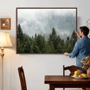 Misty Mountain Forest Wall Art Canvas Print by MyGreatCanvas | Canvas Wall Art Prints | Photo Prints & Wall Decor