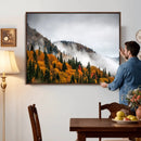 Autumn Forest Wall Art Canvas Print, Foggy Mountain by MyGreatCanvas | Canvas Wall Art Prints | Photo Prints & Wall Decor