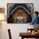Abstract Wood Grain Canvas Print, Tree Ring Pattern Wall by MyGreatCanvas | Canvas Wall Art Prints | Photo Prints & Wall Decor
