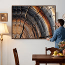 Abstract Tree Ring Wall Art Print – Natural Rustic Wood by MyGreatCanvas | Canvas Wall Art Prints | Photo Prints & Wall Decor