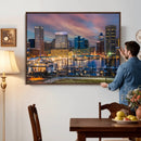 Baltimore Skyline Wall Art Canvas Print, Baltimore Downtown by MyGreatCanvas | Canvas Wall Art Prints | Photo Prints & Wall Decor