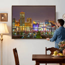 Baltimore Skyline Wall Art Canvas Print, Baltimore Downtown by MyGreatCanvas | Canvas Wall Art Prints | Photo Prints & Wall Decor