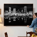 Baltimore Skyline Wall Art Canvas Print, Baltimore Downtown by MyGreatCanvas | Canvas Wall Art Prints | Photo Prints & Wall Decor