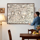 Abstract Bison Wall Art Canvas Print - Abstract Longhorn by MyGreatCanvas | Canvas Wall Art Prints | Photo Prints & Wall Decor