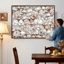 Abstract Longhorn Herd Wall Art Canvas Print - Abstract by MyGreatCanvas | Canvas Wall Art Prints | Photo Prints & Wall Decor