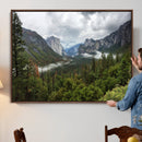 Yosemite Valley Wall Art Canvas Print – Misty Mountain by MyGreatCanvas | Canvas Wall Art Prints | Photo Prints & Wall Decor