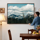 Mountain Forest Wall Art Canvas Print, Alpine Pine Tree by MyGreatCanvas | Canvas Wall Art Prints | Photo Prints & Wall Decor