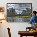 Yosemite Valley River Wall Art Canvas Print, Granite Cliffs by MyGreatCanvas | Canvas Wall Art Prints | Photo Prints & Wall Decor