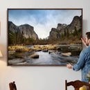 Yosemite Valley Mountain Landscape Wall Art Canvas Print, by MyGreatCanvas | Canvas Wall Art Prints | Photo Prints & Wall Decor