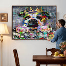 Graffiti Dog Wall Art Decor for Teen Bedroom - Abstract by MyGreatCanvas | Canvas Wall Art Prints | Photo Prints & Wall Decor