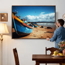 Fishing Boats Wall Art Canvas Print, Coastal Boat Beach by MyGreatCanvas | Canvas Wall Art Prints | Photo Prints & Wall Decor