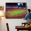 Clemson Football Stadium Wall Art Canvas Print, College by MyGreatCanvas | Canvas Wall Art Prints | Photo Prints & Wall Decor