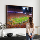 Clemson Football Stadium Wall Art Canvas Print, College