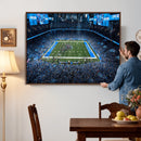 Detroit Lions Stadium Wall Art Canvas Print, Football Field by MyGreatCanvas | Canvas Wall Art Prints | Photo Prints & Wall Decor