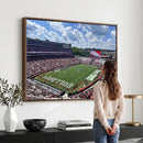Georgia Bulldogs Stadium Wall Art Canvas Print, Sanford