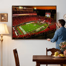 Georgia Bulldogs Stadium Wall Art Canvas Print, Sanford by MyGreatCanvas | Canvas Wall Art Prints | Photo Prints & Wall Decor