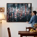 Winter Heather Wall Art Canvas Print, Frosted Floral Nature by MyGreatCanvas | Canvas Wall Art Prints | Photo Prints & Wall Decor
