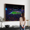 Ole Miss Rebels Vaught Hemingway Stadium Wall Art Canvas