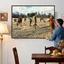 Texas Longhorn Wall Art Canvas Print, Western Ranch Cattle by MyGreatCanvas | Canvas Wall Art Prints | Photo Prints & Wall Decor