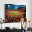 Clemson Tigers Memorial Stadium Wall Art Canvas Print