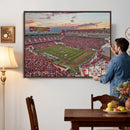 Donald W. Reynolds Razorback Stadium Wall Art Canvas Print – by MyGreatCanvas | Canvas Wall Art Prints | Photo Prints & Wall Decor