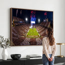Oklahoma Memorial Stadium Wall Art Canvas Print – Oklahoma
