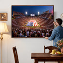Oklahoma Memorial Stadium Wall Art Canvas Print – Oklahoma