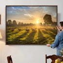 Sheep Wall Art Canvas Print – Rural Farm Animal Artwork by MyGreatCanvas | Canvas Wall Art Prints | Photo Prints & Wall Decor