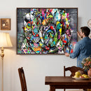 Abstract Graffiti Collage Street Art Wall Art Canvas Print by MyGreatCanvas | Canvas Wall Art Prints | Photo Prints & Wall Decor