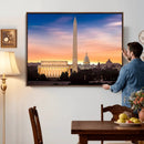 Washington DC Skyline Wall Art Canvas Print – Lincoln by MyGreatCanvas | Canvas Wall Art Prints | Photo Prints & Wall Decor