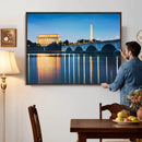 Washington DC Wall Art Canvas Print – Lincoln Memorial Night by MyGreatCanvas | Canvas Wall Art Prints | Photo Prints & Wall Decor