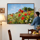 Wildflower Meadow Wall Art Canvas Print – Colorful Poppy and by MyGreatCanvas | Canvas Wall Art Prints | Photo Prints & Wall Decor