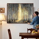 Abstract Birch Forest Wall Art Canvas Print – Modern Gold by MyGreatCanvas | Canvas Wall Art Prints | Photo Prints & Wall Decor
