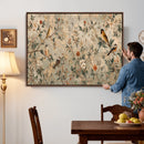 Vintage Birds and Flowers Wall Art Canvas Print, Botanical by MyGreatCanvas | Canvas Wall Art Prints | Photo Prints & Wall Decor