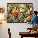 Vintage Birds and Flowers Wall Art Canvas Print, Botanical by MyGreatCanvas | Canvas Wall Art Prints | Photo Prints & Wall Decor