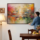 Colorful Abstract Canvas Wall Art — Large Textured Oil by MyGreatCanvas | Canvas Wall Art Prints | Photo Prints & Wall Decor