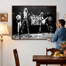 Led Zeppelin Live Concert Canvas Wall Art, Classic Rock Band Photography Print, Vintage Music Stage Performance Artwork by MyGreatCanvas | Canvas Wall Art Prints | Photo Prints & Wall Decor