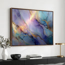 Colorful Abstract Canvas Wall Art Print, Vibrant Popup Color Art Print