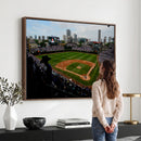 Chicago Cubs Baseball Team Print - Wrigley Field Stadium
