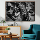 Old Pair of Mens Skates Wall Art Canvas, Men Skates Wall Art by MyGreatCanvas | Canvas Wall Art Prints | Photo Prints & Wall Decor