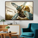 Vintage Airplane Canvas Print by MyGreatCanvas | Canvas Wall Art Prints | Photo Prints & Wall Decor