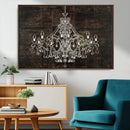 Rustic Chandelier Canvas Print by MyGreatCanvas | Canvas Wall Art Prints | Photo Prints & Wall Decor