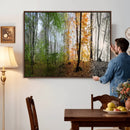 Four Seasons Wall Art Forest Canvas Print – Triptych