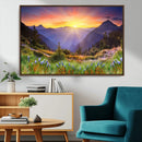 Mountain and Spring Wall Art Canvas Print by MyGreatCanvas | Canvas Wall Art Prints | Photo Prints & Wall Decor