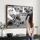 American Football Player Wall Art Canvas Print