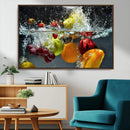 Kithen Vegetables World Wall Art Canvas Print