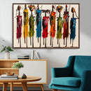 Abstract African Women Wall Art Canvas Print by MyGreatCanvas | Canvas Wall Art Prints | Photo Prints & Wall Decor