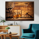 Rustic Whiskey and Barrel Canvas Print by MyGreatCanvas | Canvas Wall Art Prints | Photo Prints & Wall Decor