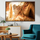 Buddha Statue Hands Wall Art Canvas Print by MyGreatCanvas | Canvas Wall Art Prints | Photo Prints & Wall Decor